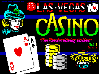 Las Vegas Casino title screen for ZX Spectrum